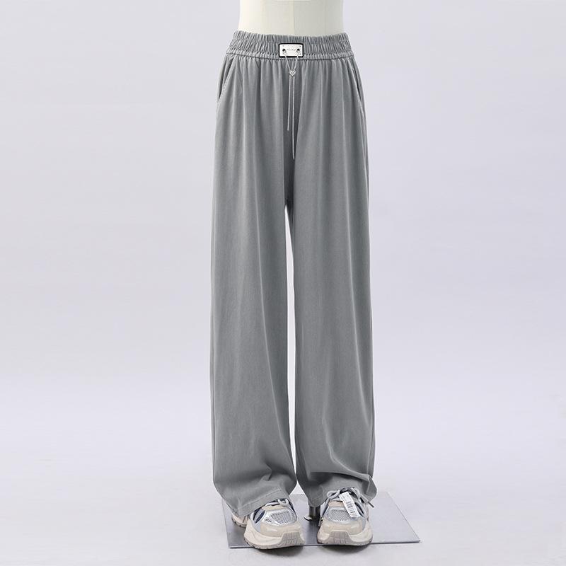 Uncle Radish Tencel Washed Jeans Women's Spring and Summer Thin High Waist Skinny Small Floor Pants Narrow Straight Pants
