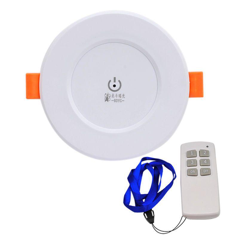 Universal High Power Wireless Remote Switch: Smart Four-Way Control Panel for Exhibition Halls (220V/110V)