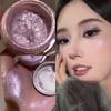 Diamant Lila Flüssiges Gel Lidschatten Perlmutt Glitzer Highlighter Pailletten Monochrom Schimmer Lidschatten Aufhellend Schnell Trocknend Make-up