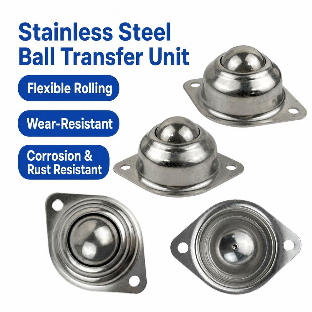 1Pcs CY-15A CY-25A Swivel Ball Caster Wheel 304 Carbon Steel Nickel Plated Universal Ball Caster 360 Degree Swivel