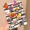 14-Pack Halloween Hair Ties Multi- Ghost Skeleton Design Cute Girls Halloween Gift Hair Bands Accessories