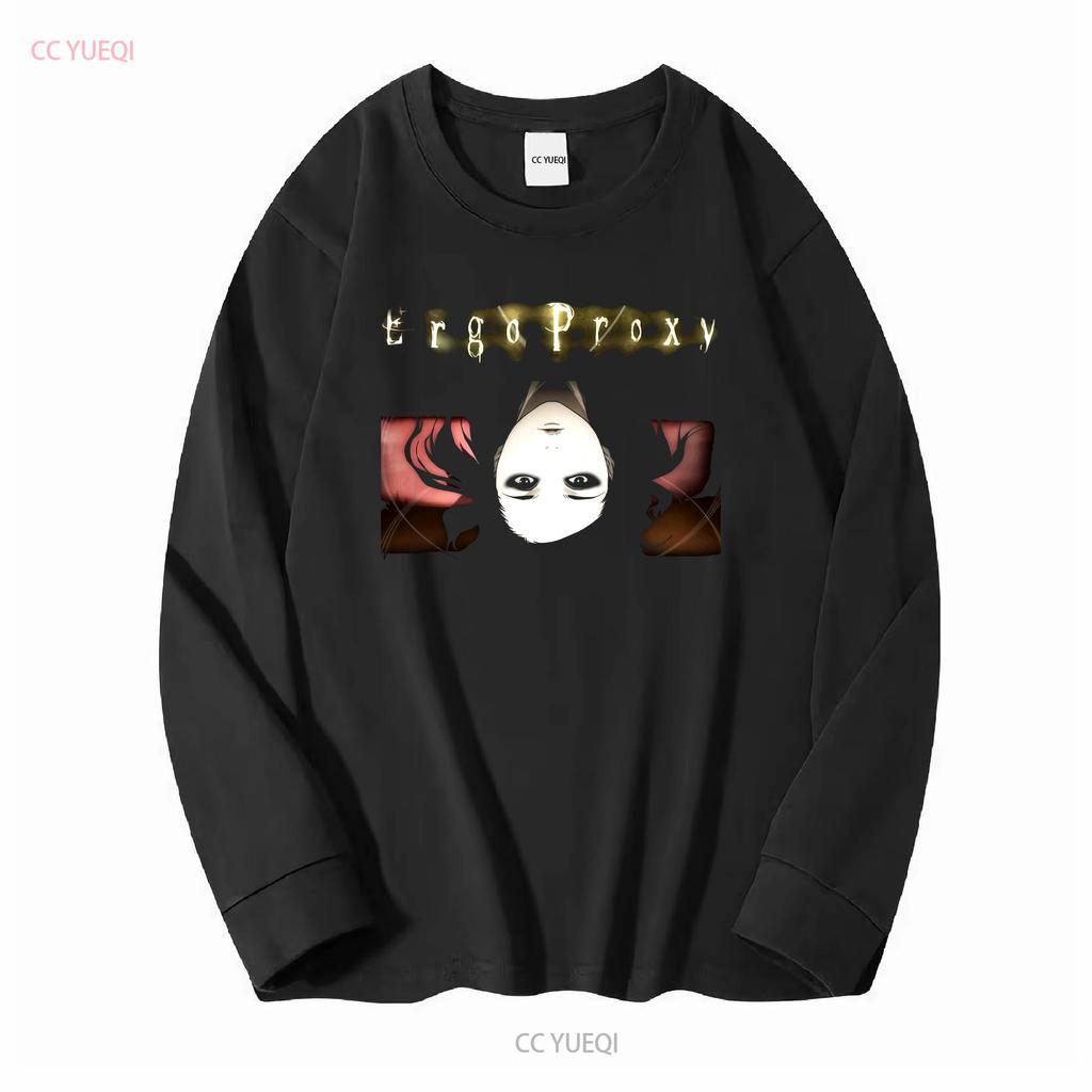 ERGO PROXY RE L Mayer Unisex T Shirt Long or Short Sleeves Vintage Washed Unisex Versatile Fashion Breathable Stylish Stretched