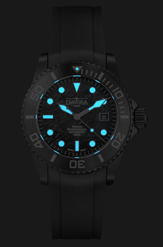 Davosa Men's Automatic Watch, 161.583.02, Water Resistant To 50 ATM, Swiss Made, Limited Edition of 500 Pieces, Black