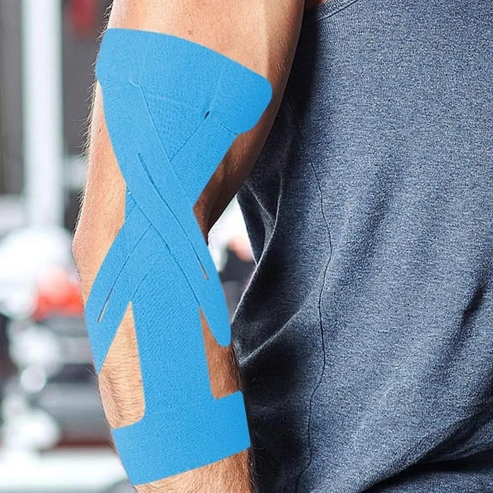 10pcs Breathable Kinesiology Tape Waterproof Elbow Support Tape Joint Support Sports Tape  Tennis
