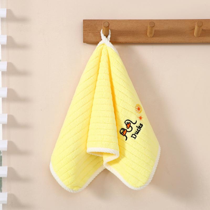 Children's Towels for Face Washing Kindergarten Boys and Girls  Absorbent Baby Soft Rectangular Non-cotton Face Towels