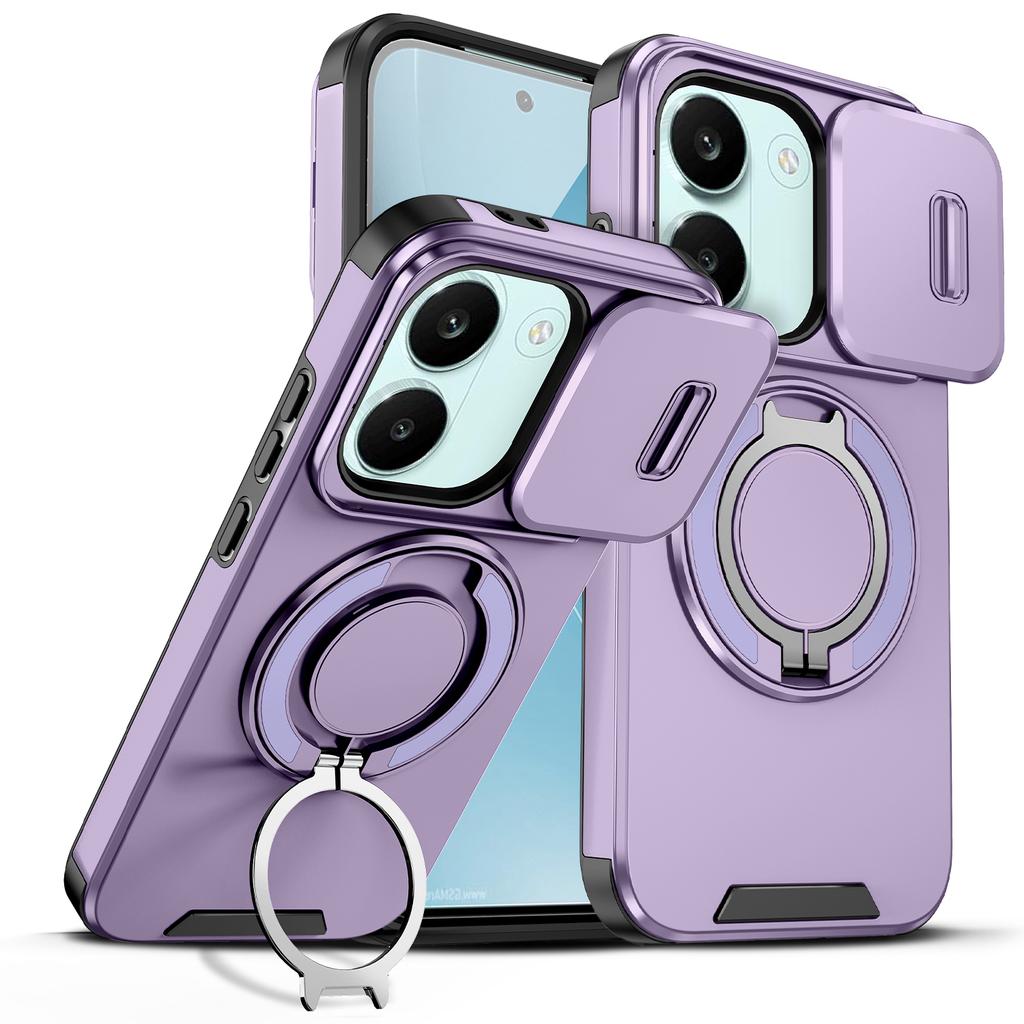 For Mi Poco X8 X7 X6 F7 Pro Degree Rotating Magnetic Bracket Camera Protection Phone Case For Mi Poco X8 Promax F7 Ultra