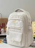 Schoolbag high-value simple casual couple travel backpack large capacity junior high school students multi-compartment backpack men