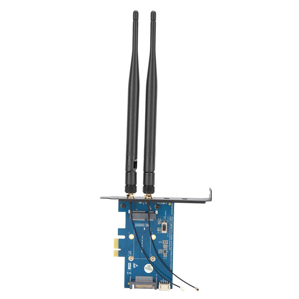 Wireless Dual Band Adapter with SIM Card Holder Mini PCI E To PCI E 1X Network Peripheral