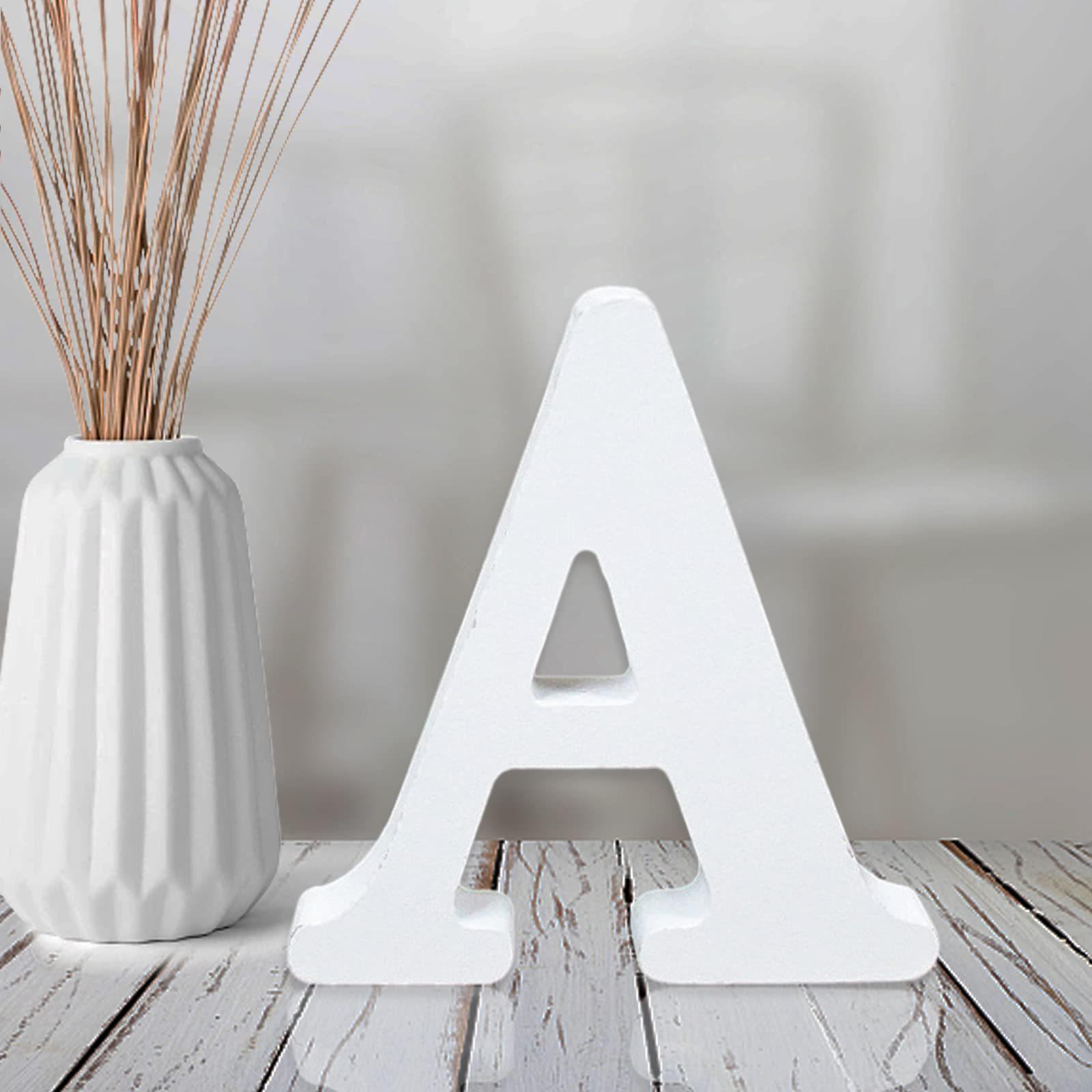 15cm Wooden 3D English Letters for Home Decoration and Photography Props