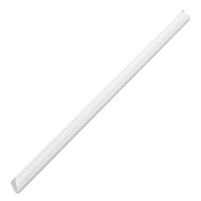 Baguette reliure manuelle 3/6 mm blanche - Paquet de 50