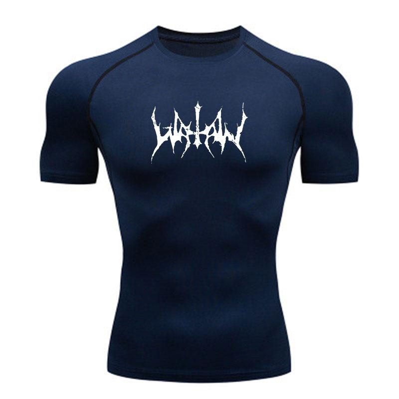 Men's Compression Workout T-shirt, Quick Dry Breathable Athl