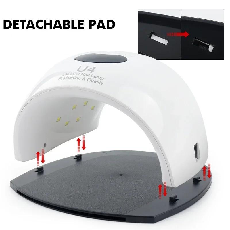Professional Nail Lamp for Feet 48W LED Light for Nails SUNUV Gel Lacquer Dryer Manicure Machine Nail UV LED Lamp