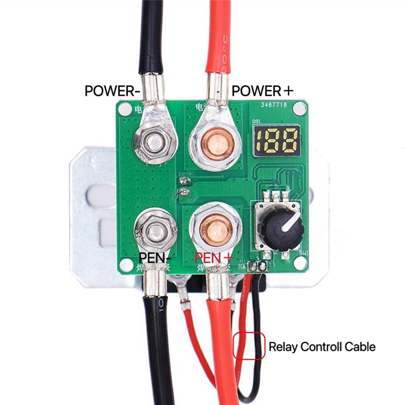 199 Gear 12V Relay Spot Welder Kit Adjustable Mini Spot Welding Machine Welder Tools 0.15Mm For DIY 18650 Battery Pack-B61B