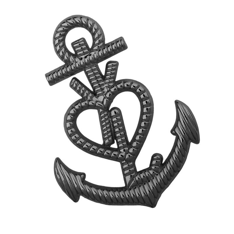 

Trendy Heart Anchor Brooch Versatile Outerwear Decor Bohemian Valentine s Pin - Unique & Fashionable Couple Accessories