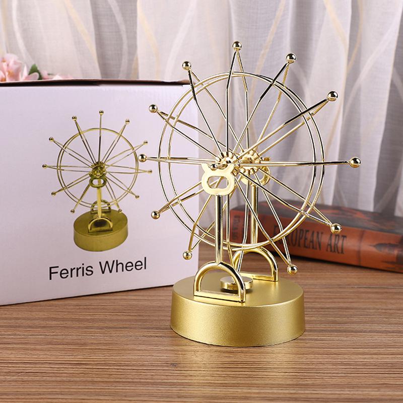Nordic Perpetual Motion Ferris Wheel Ornament for Home and Wine Cabinet Display