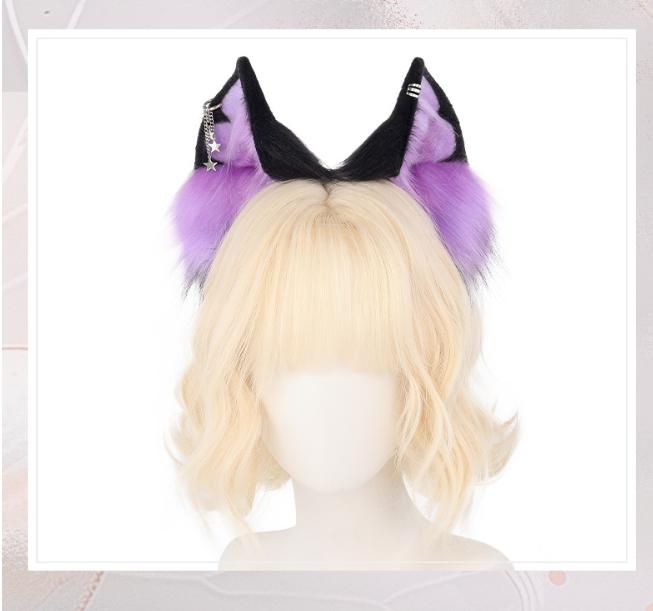 Halloween Headband Cosplay Plush Simulation Ear Headpiece