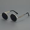 Neue Klassische Retro Runde Rahmen Myopie Sonnenbrille Steampunk Stil Sonnenbrille Hohe Definition Brillen Dioptrien 0 Bis -4.0