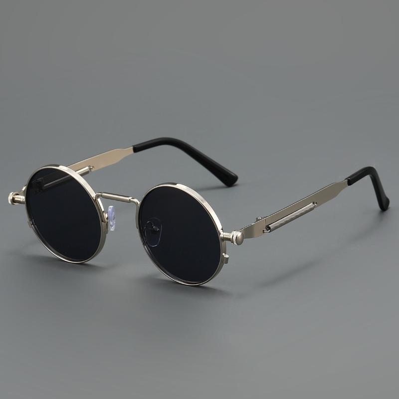 Neue Klassische Retro Runde Rahmen Myopie Sonnenbrille Steampunk Stil Sonnenbrille Hohe Definition Brillen Dioptrien 0 Bis -4.0