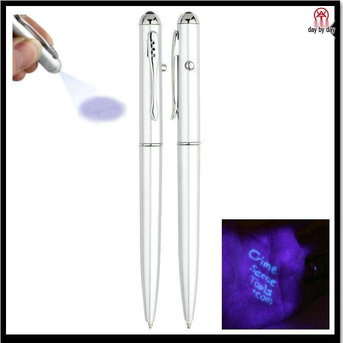Magic Light Ballpoint Pen with Bright Head Torch and Invisible Ink