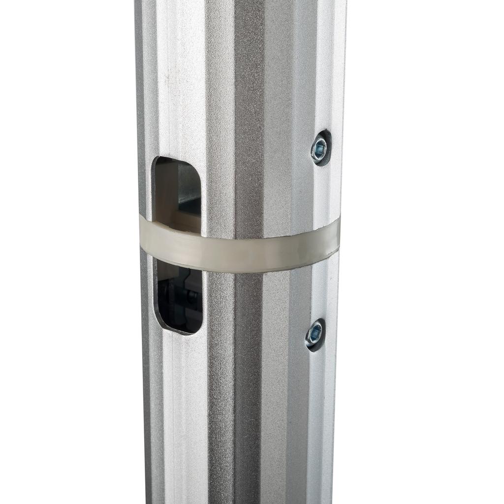 Aluminum projector ceiling mount, adjustable 360°, cable storage