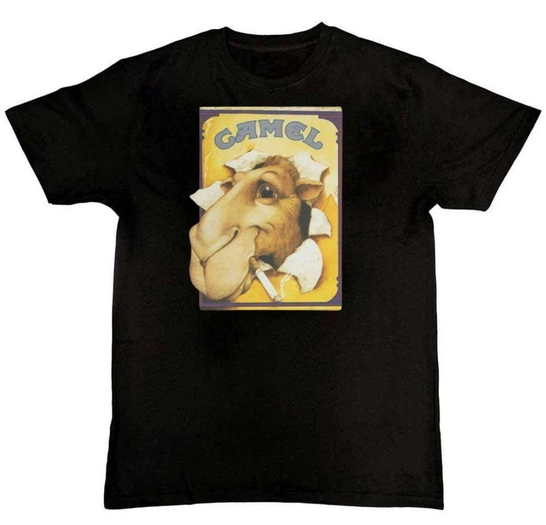 Vtg Heather Gray Joe Camel Cigarettes Graphic Unisex T-Shirt S M L XL 2 3 4 XL L