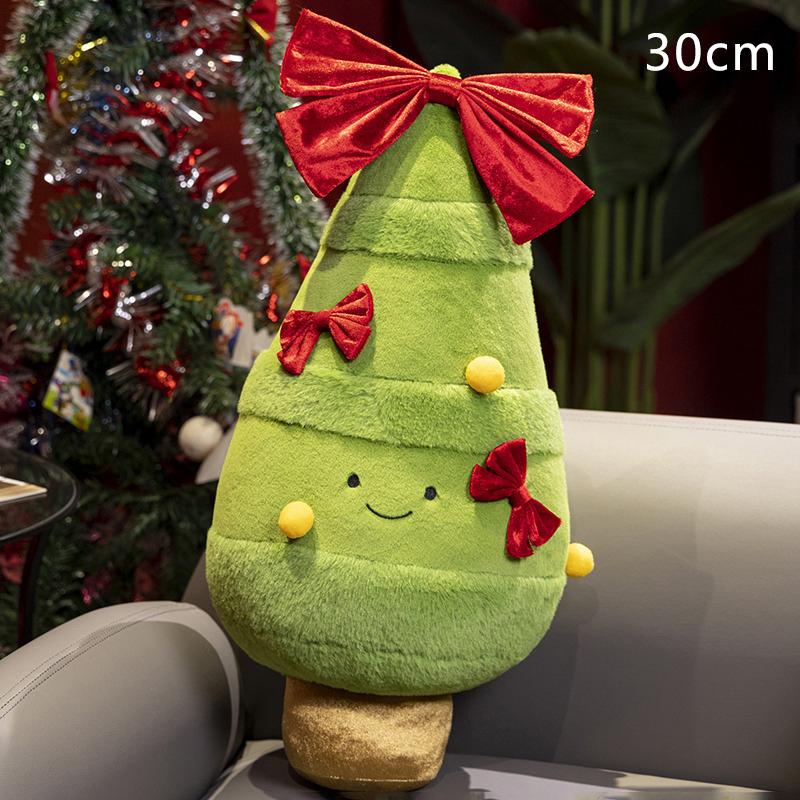 Christmas Decoration Toys Cute Gingerbread Man Plushie Toy Doll Cartoon Soft Anime Toy Pillow Home Decor Kids Gift