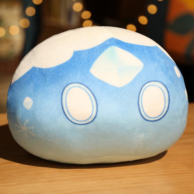 Genshin Impact Slime Plush Pillow Multi Element Soft Stuffed Cushion Game Peripheral for Sofa Decor Fans Gift Collection