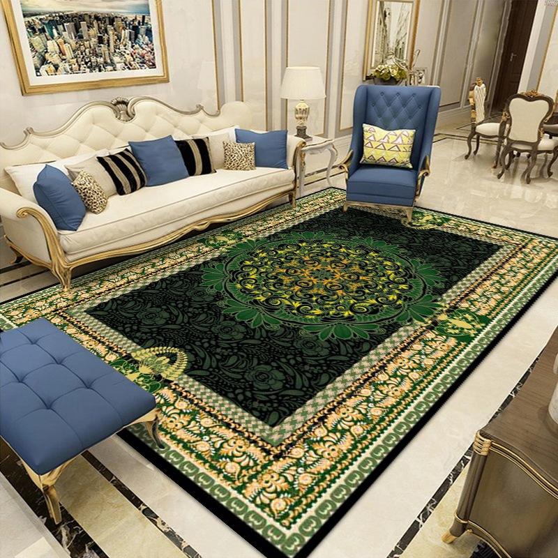 Bohemian Retro Carpet for Living Room Bedroom Mat Non-Slip Area Rug Persian Geometric Carpets Bedside Home Decoration Floor Mat