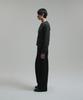 NONBLANK Washable Henley Neck Knit_Charcoal