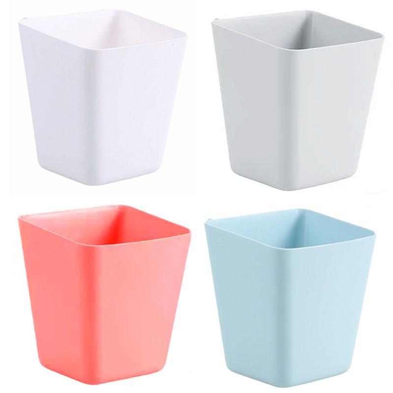 Small Trolley Hanging Basket Storage Basket, Kitchen and Bathroom Hanging Desktop Sundries Stationery Storage Box, Bedside Shelf