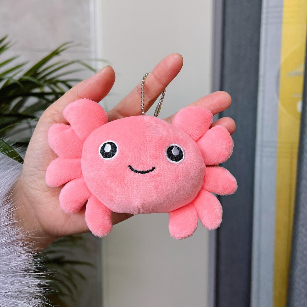 Douyin Crab Plush Keychain: Cute Couple Bag Pendant