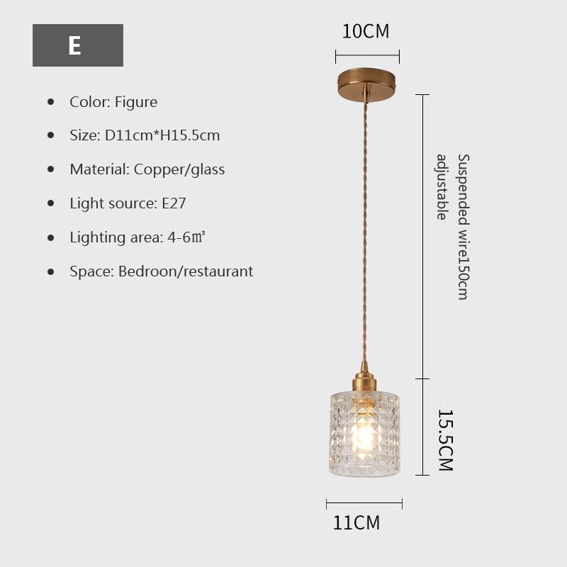 Modern LED Pendant Light Nordic Minimalist Single Head Glass Hanging Lamp Living Rooms Bedroom Study Kitchen Office Illumination
