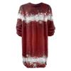Women's Round Neck Casual Long Sleeve Plush Dresses