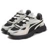 New PUMA Rs Connect Shock Absorbers Slip Resistant Abrasion Resistant Low top Chunky Sneakers Unisex Black White Gray 375151-08