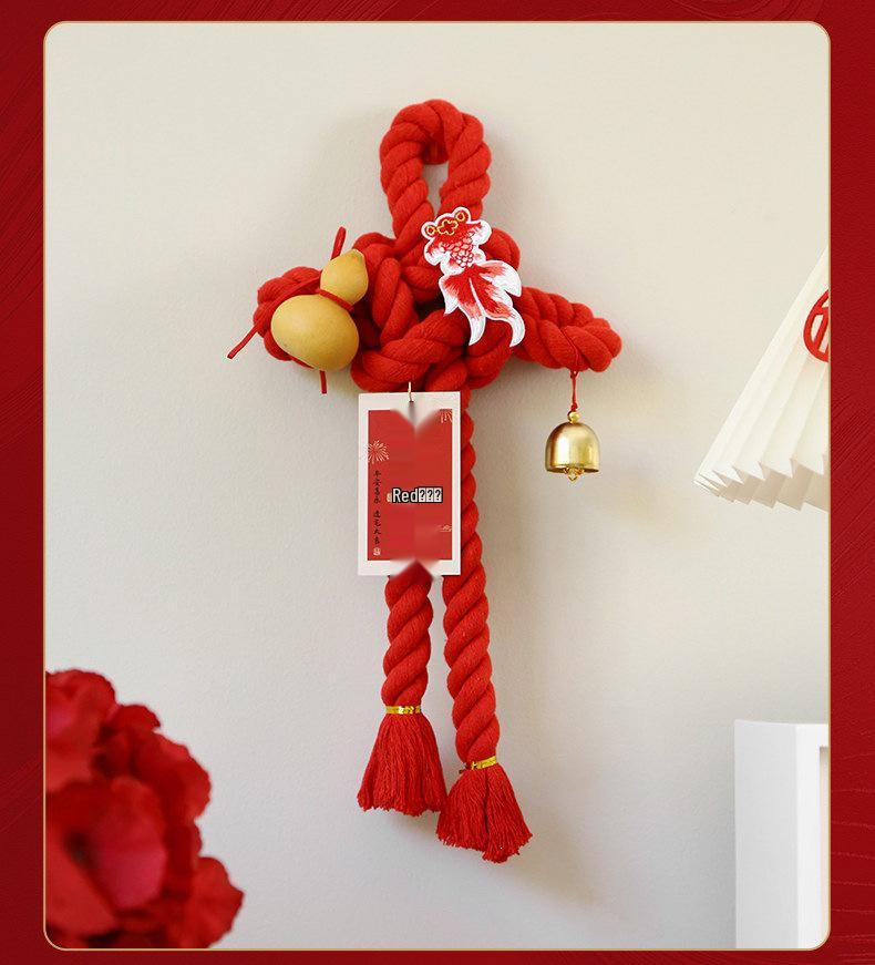 Fu Knot Handle Pendant for New Home Ceremony