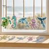Farm Animal Suncatcher Sea Glass Ornament, Handmade Ocean Acrylic Hanging Pendants, Pendant Ornament DIY Summer Decor, Valentine's Day Beach
