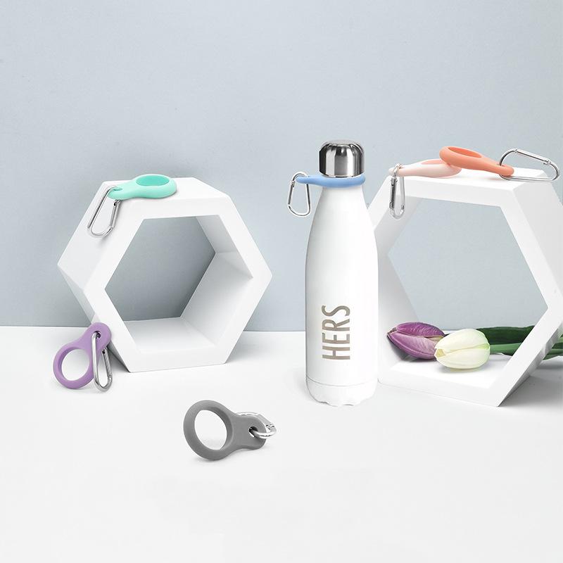 Gourd-Shaped Multi-Color Water Bottle Carabiner and Holder for Hiking and Camping