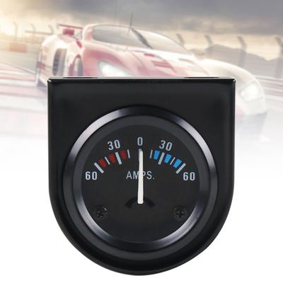 Calibro per auto, a prova di polvere, pulito facilmente, ABS, amperometro automatico, per auto, 12 V, 2 pollici