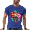 Summer Harajuku Custom T Shirt Heavyweight Informal New Arrival Matryoshka Jewel, Tatoo Designsweat Short Vintage Sleeve Tee