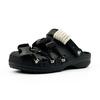 Crocs Baya EVA Traveller Plus Trendy Versatile Hole Shoes Women's Black
