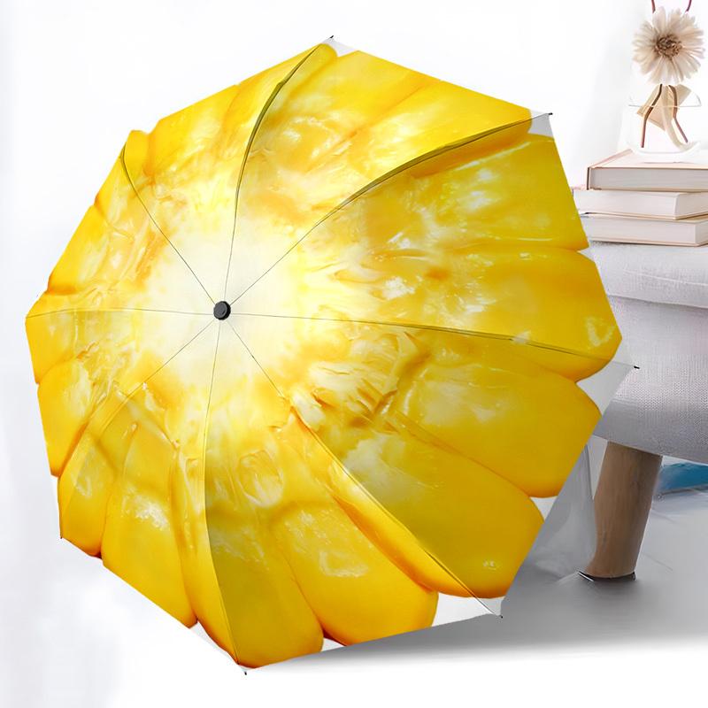 

1pc Corn Kernels Automatic Umbrella - Automatic Opening And Closing, Sturdy Iron Frame, Formal Occasions yy251018218