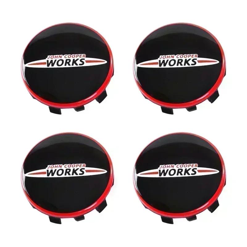 4Pcs 54mm 56mm Car Wheel Center Hub Cap Rim Cover For Bmw Mini Cooper S JCW One R56 R60 R61 F54 F55 F56 F60 Clubman Countryman