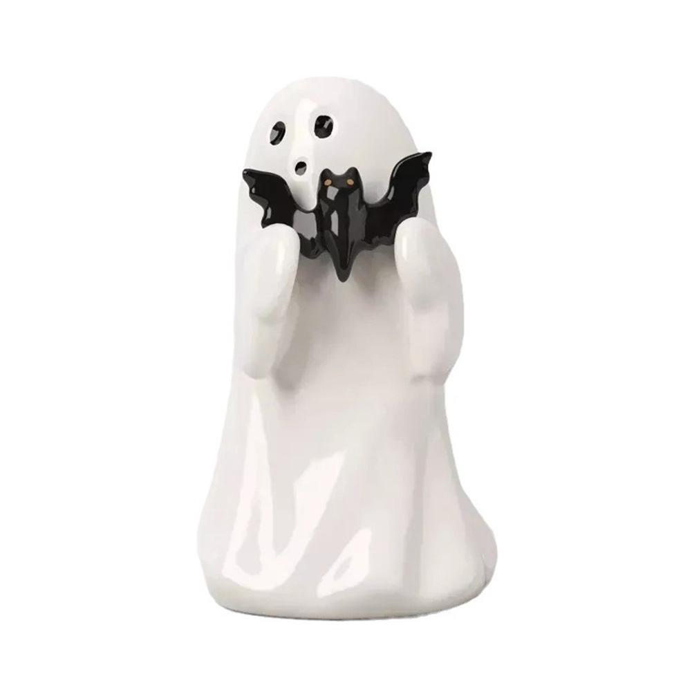 

Halloween Specter Decorations Indoor Halloween Specter Statue Spooky Specter Bat Figurine Specter B #1