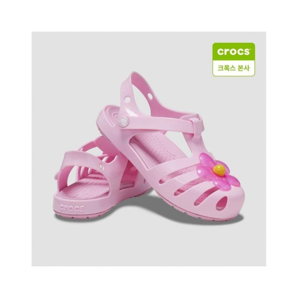 

Crocs Kids Isabella Charm Sandals 208445 6s0 6S0 flamingo/C6