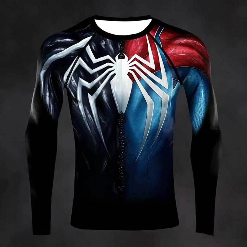 Unisex Casual Printed Long Sleeve T-Shirt for Men and Women, Relaxed Loose Fit Top