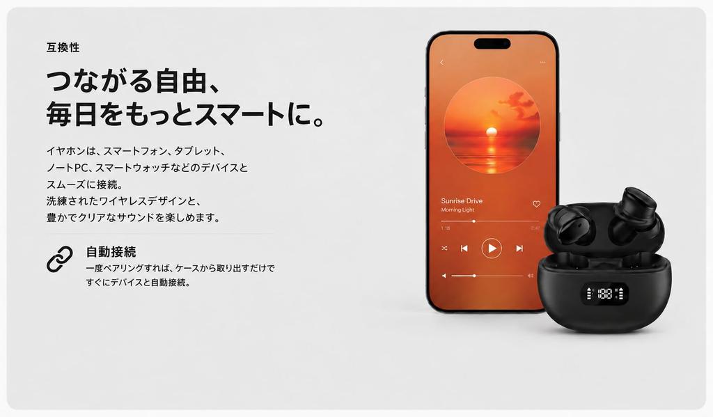 Bluetooth Kablosuz Kulaklıklar 6 Silikonlu Yapay Zeka Akıllı ENC Çağrı Gürültüsü IPX7 ile 65 Saate Kadar En Yeni 2026 Bluetooth HiFi Ses Düşük Gecikme Anında İdeal