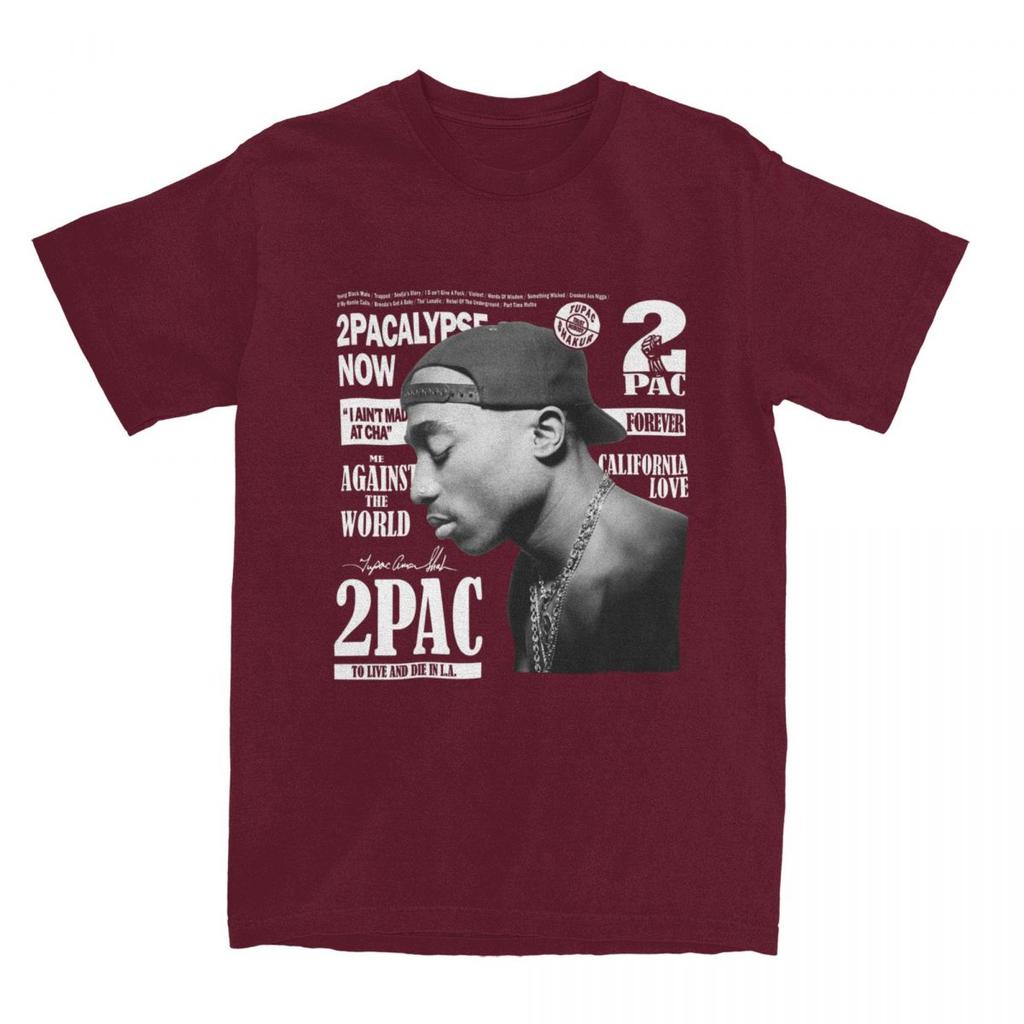 Summer Unisex Women Pac Tupac Shakur T Shirts Apparel HipHop Rapper Cotton Tops Tshirt Novelty Tees