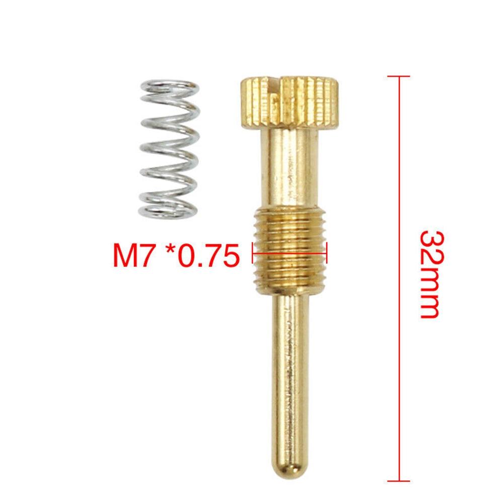 Air Fuel Mixture Screw + Idle Speed Adjustment Screw For Mikuni-VM22 Carburetor