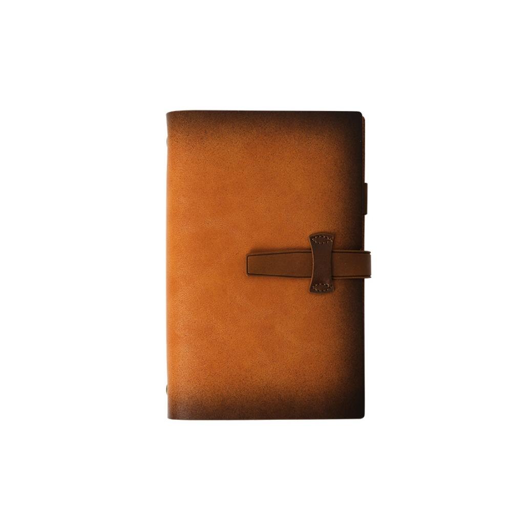 A6 PU Leather Binder Notebook Refillable Meeting Minutes Notebook Loose Leaf Notebook  Work