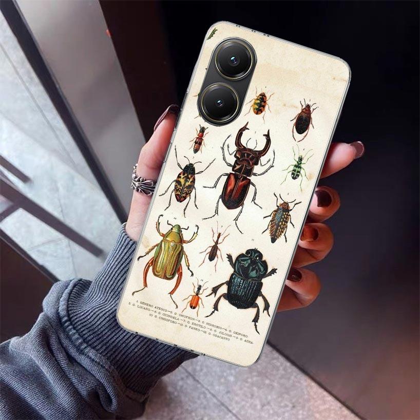 Bugs Bees Scientific Decomposition Phone Case For Xiaomi Poco X7 X6 X5 Pro F7 Ultra Redmi 15C 15 13 13C 12 12C 10 10A 10C 9 9A 9